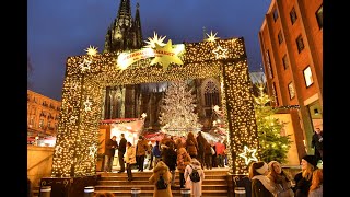 Der Weihnachtsmarkt am Kölner Dom [upl. by Los]