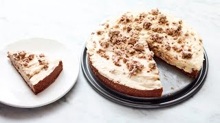 Halvah No Bake Cheesecake Recipe [upl. by Llehcim672]