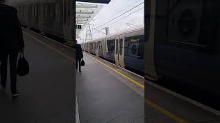 Elizabeth Line departing from Custom House train london [upl. by Noami]