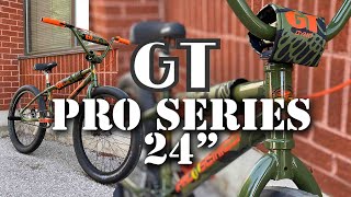 2021 GT Pro Series 24quot Cruiser BMX Unboxing  Harvester Bikes [upl. by Ahsitil]