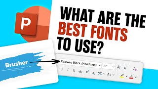 What Are the Best Fonts to Use in PowerPoint [upl. by Salba]