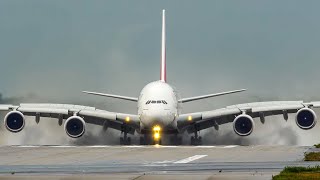 60 MINUTES PURE AVIATION  AIRBUS A380 LANDING B747 IL76  4K [upl. by Viole]