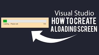 How To Create A Loading Screen In VBNET [upl. by Airamat973]