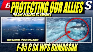 ANG LAPIT LANG US WARSHIP NAGLAYAG SA GITNA NG ZAMBALES AT SCARBOROUGH SHOAL F35C BUMAGSAK SA WPS [upl. by Assirahs]