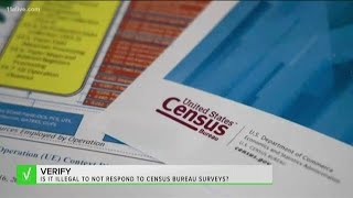 Verify Is it illegal to not respond to census bureau surveys [upl. by Dnalloh20]