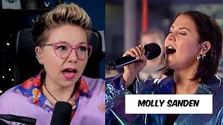 Molly Sandén  Husavik  Vocal Coach Reaction and Analysis [upl. by Tnilf]