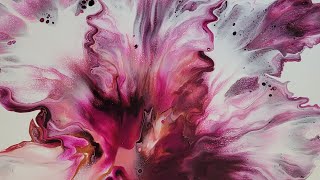 204 ACRYLIC POURING  DUTCH Pour  IRIS Series PART 1  Easy but Sooo Effective RECIPE INCLUDED [upl. by Ellesor]