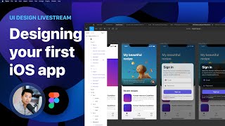 UI Design Livestream  Designing your first iOS app [upl. by Reger]