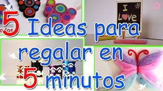 5 Manualidades Increíbles y FACILES para Regalar en 5 minutos  Manualidades Para Todos [upl. by Blanche]