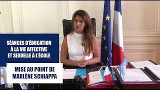 Séances d’éducation à la vie affective et sexuelle  mise au point [upl. by Popper246]