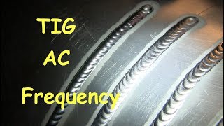 TIG Welding Aluminum at 50hz vs 250hz [upl. by Andri]