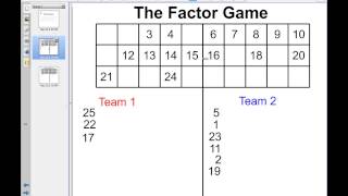 The Factor Game [upl. by Kwei711]