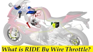 What is RIDE By Wire Throttle  KTM RC 390 2017 Reference [upl. by Cosma832]