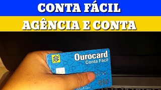 Como encontrar agência e conta dígito verificador da agência e da contaBanco do Brasil [upl. by Repooc322]