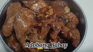 How to Cook Adobong Baboy [upl. by Lucian]