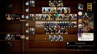 The Witcher 3 Gwent  High Score Skellige  597 points match  569 points round [upl. by Drol]