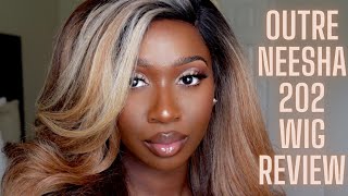 Outre Lace Front Wig  Soft N Natural  Neesha 202  Wig Review [upl. by Urbannal]