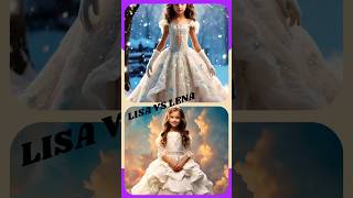 Lisa Lena white gownsPrincess dressPrincess dress upLisa lena dress [upl. by Desirea835]