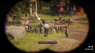 Lemoyne Raider Calls Lenny The N Word Preaching Forgiveness As He Went  RDR2 [upl. by Kalli]