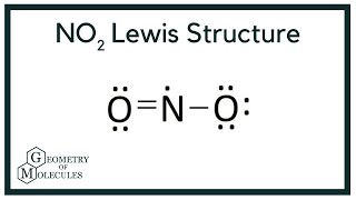 NO2 Lewis Structure Nitrogen Dioxide [upl. by Elset550]