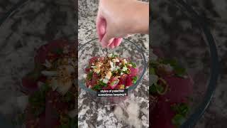 Hawaiian style ahi poke [upl. by Vashtee]