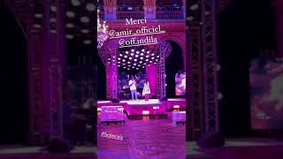 Amir et Indila chantent carrousel  à lhôtel de la ville de paris [upl. by Ellenuahs757]