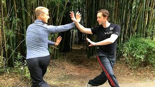 2 Bagua Masters FIGHT  Pa Kua COMBAT [upl. by Adroj]