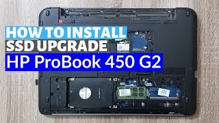 How to Install SSD Upgrade in HP Probook 450 G2 Laptop [upl. by Icyak]