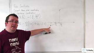 ALevel Further Maths G103 Polar Coordinates Examples of Converting from Polar to Cartesian [upl. by Katharine]