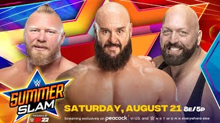 FULL MATCH  Brock Lesnar vs Braun Strowman vs Big Show WWE SummerSlam 2024 [upl. by Eeleak]