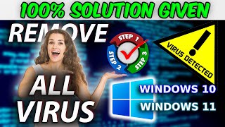 How To REMOVE All VIRUS From PC ✅ The Ultimate VIRUS amp MALWARE Removal Guide for Windows 10 amp 11 [upl. by Ahsinoj33]