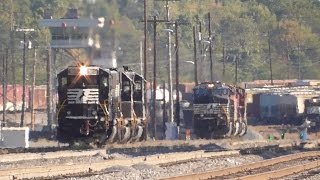 3j Rail Yards Never Sleep Norfolk Southern Brosnan Yard Macon GA Part 22 09302016 ©mbmars01 [upl. by Ellatsyrc690]