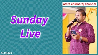 Sunday Live  Rathinavel Astrologer  SL08424 [upl. by Anihsit]