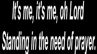 Standing In The Need Of Prayer  Karaoke  Always Glorify God [upl. by Nerte]