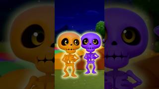 🎃 Colorful Spooky Skeleton Pop It Chumbala ver Hogi Halloween shorts [upl. by Okiek]