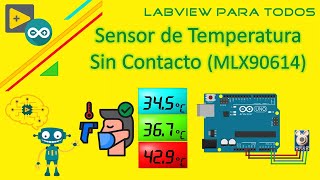 Sensor de Temperatura Infrarrojo MLX90614  Medidor de temperatura sin contacto [upl. by Clara]