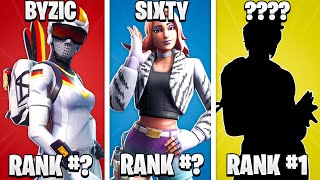 Ranking The Top 10 Best CONSOLE Fortnite Players Fortnite PS4PS5  Xbox [upl. by Quartis409]