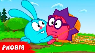 KikoRiki 2D  Episodes about Phobias  Cartoon for Kids [upl. by Atilahs]