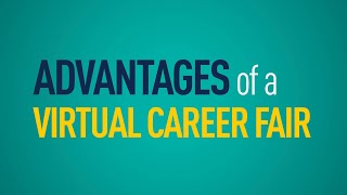 Advantages of virtual career fair [upl. by Ainna]