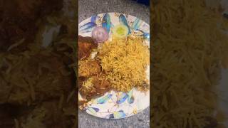 Aha emi Ruchi thinara maimarachi chicken lollipop biryani biryanilover restaurant chicken shorts [upl. by Laen534]