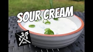 Sour Cream selber machen  030 BBQ [upl. by Suneya286]