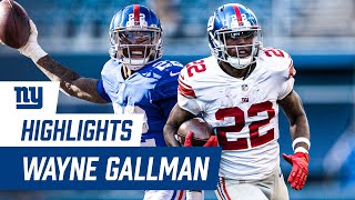 Wayne Gallmans 2020 FULL Season Highlights  New York Giants [upl. by Tansey292]