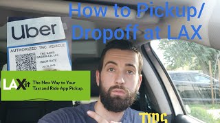 How to PickupDroppoff Uber at LAX Tips [upl. by Herwig111]