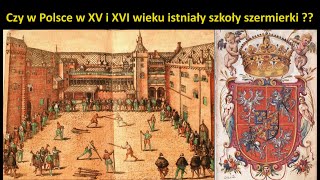 Szkoły szermierki w Polsce na przełomie XVXVI wieku [upl. by Sul961]