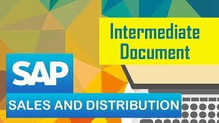 SAP SD Intermediate Document  Electronic Data Interchange Application Link Enabling [upl. by Gnus]