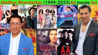 Director Madhur Bhandarkar all movie list collection and budget flophit bollywood MadhurBhandarkar [upl. by Giustina]