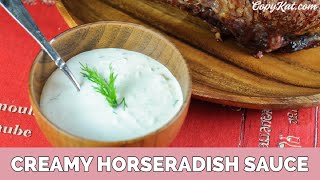 How to Make Creamy Horseradish Sauce [upl. by Goltz]