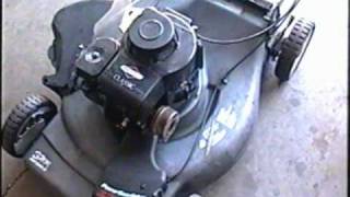 Craftsman SelfPropelled Lawnmower Belt Replacement [upl. by Sumedocin]