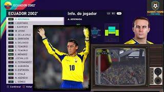 eFootball PES 2021  ECUADOR 2002  World Cup 2002  Classic Teams  Super Patch PS4PS5 [upl. by Eilak153]