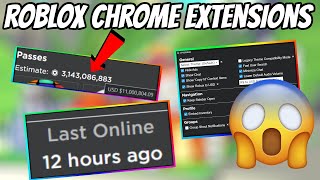 GOOD Roblox Chrome Extensions YOU NEED THIS [upl. by Ikir]